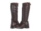 Frye Veronica Slouch (dark Brown Vintage Tumbled Full Grain) Women's Pull-on Boots