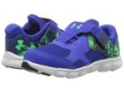 Under Armour Kids Ua Binf Thrill Rn Ac (infant/toddler) (royal/white/arena Green) Boys Shoes