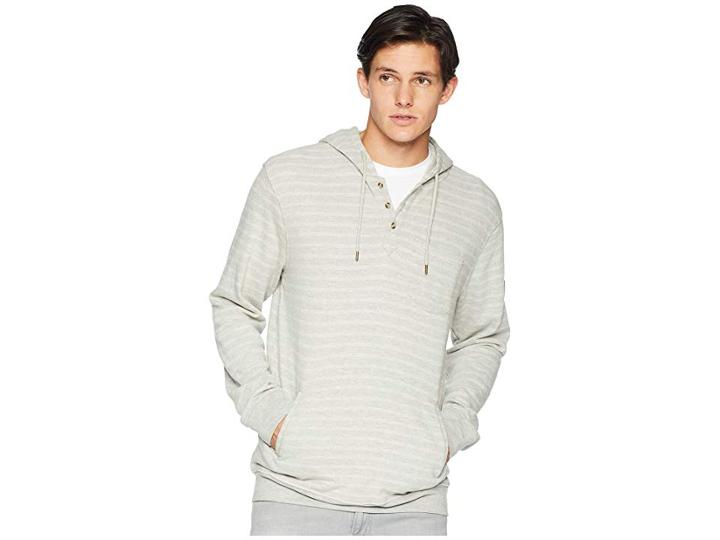 Rip Curl Woodward Hooded Fleece (medium Grey) Men's Fleece