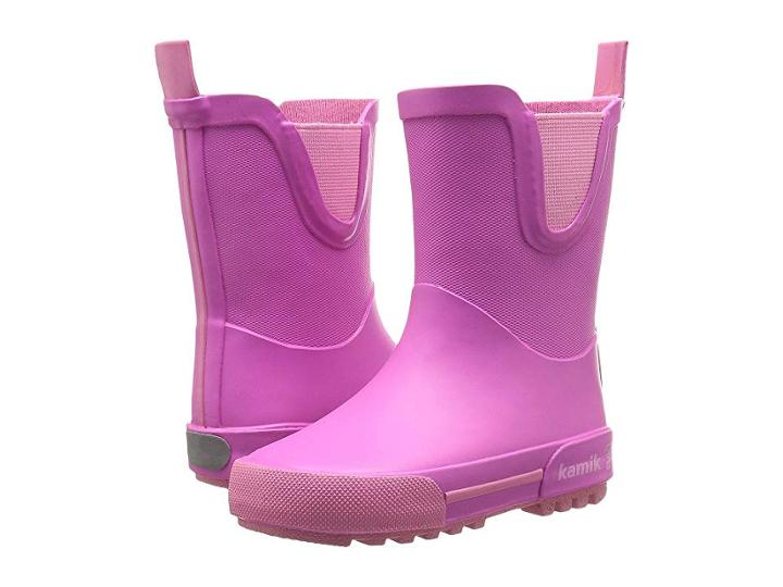 Kamik Kids Rainplay (toddler) (magenta) Girls Shoes