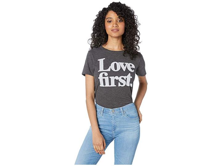 J.crew First Love Tee (heather Grey) Women's Clothing