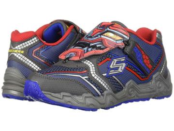 Skechers Kids Modulus 97485l (little Kid) (charcoal/red) Boy's Shoes