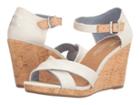 Toms Sienna Wedge (natural Yarn-dye) Women's Wedge Shoes