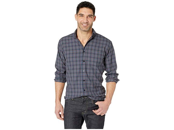 Pendleton Sir Pendleton Button Down Shirt (blue Plaid) Men's Long Sleeve Button Up
