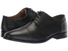 Florsheim Saluzzo Cap Toe Oxford (black Tumble) Men's Shoes