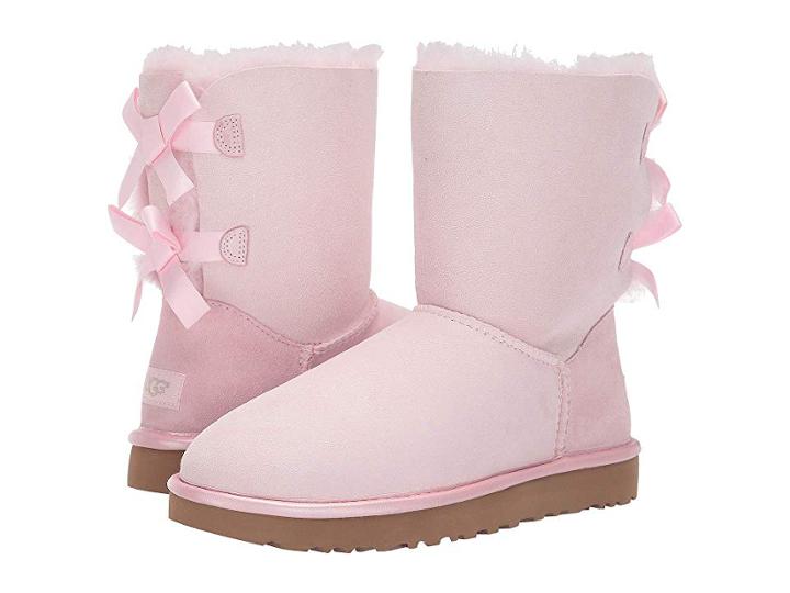 Ugg Bailey Bow Ii Metallic (seashell Pink) Women's Boots