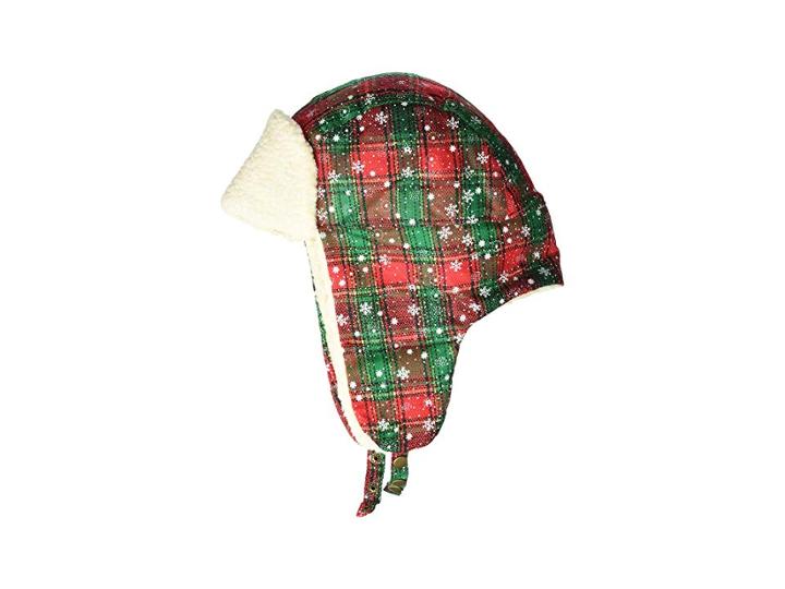 Collection Xiix Plaid Sherpa Trapper (red) Caps