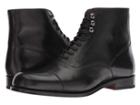 Grenson Leander Cap Toe Boot (black Colarado) Men's Boots