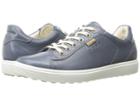 Ecco Soft Sneaker (marine Cow Nubuck) Women's Lace Up Casual Shoes