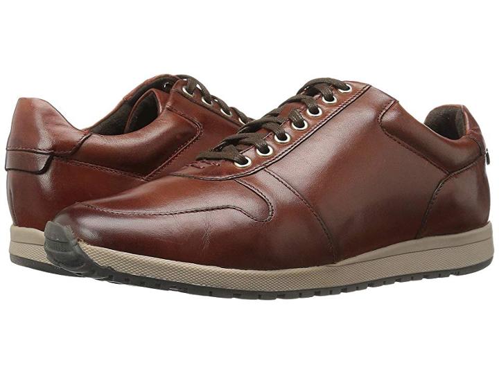 Stacy Adams Axel (cognac) Men's Lace Up Moc Toe Shoes