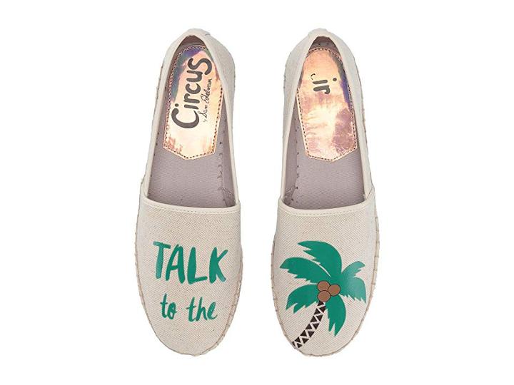 Circus By Sam Edelman Leni-36 (ivory (talk To The Palm) Two-tone Heavy Canvas) Women's Shoes