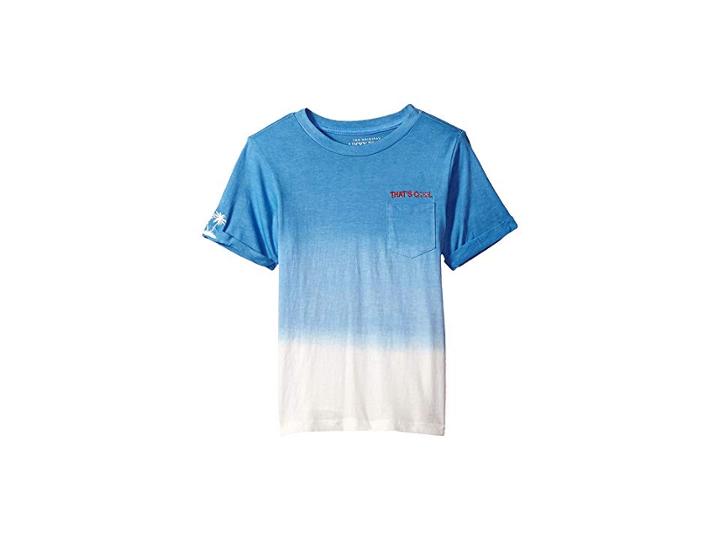 Lucky Brand Kids Short Sleeve Graphic Tee (toddler) (strong Blue) Boy's T Shirt