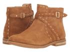 Hush Puppies Chardon Belt Boot (camel Suede) Women's Pull-on Boots