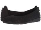 Sesto Meucci Dinnie (black Brill/black Nabuk) Women's Flat Shoes