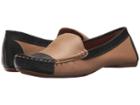French Sole Allure (beige/black Pebble Leather) Women's Shoes