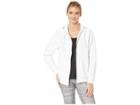 Reebok Graphic Full Zip Hoodie (white) Women's Clothing