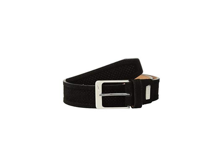 Nike Wide Perforated Trapunto G-flex (black) Men's Belts