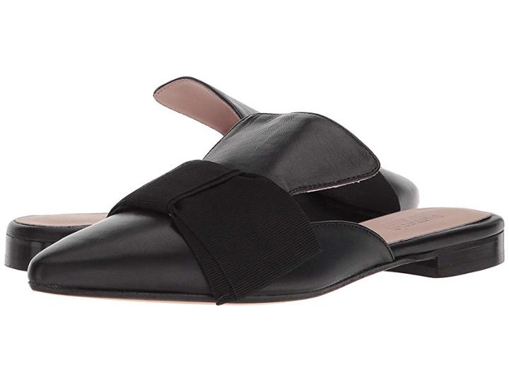 Summit By White Mountain Kieran (black Leather) Women's Clog/mule Shoes