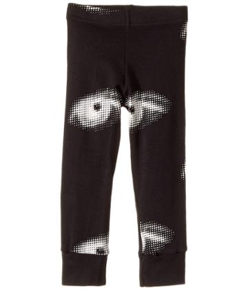 Nununu Eye Leggings (infant/toddler/little Kids) (black) Girl's Casual Pants