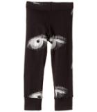 Nununu Eye Leggings (infant/toddler/little Kids) (black) Girl's Casual Pants