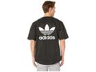 Adidas Originals Satin Baseball Jersey (black/white) Men's Short Sleeve Pullover