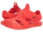 Nike Kids Sunray Protect 2 (little Kid) (habanero Red/black/habaner Red) Boys Shoes