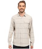 Mountain Hardwear Frequenter Stripe Long Sleeve Shirt (fossil) Men's Long Sleeve Button Up