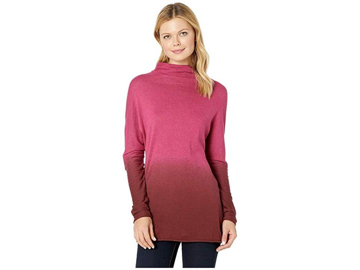 Nic+zoe Traveler Turtleneck (radish) Women's Sweater