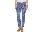 Lilly Pulitzer Kelly Skinny Ankle Pants (bright Navy Taverna Tile All Over) Women's Casual Pants