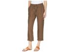 Three Dots Callie Rolled Linen Pant (tumbleweed) Women's Casual Pants