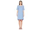 Eileen Fisher Bateau Neck Dress (blue Bell) Women's Dress