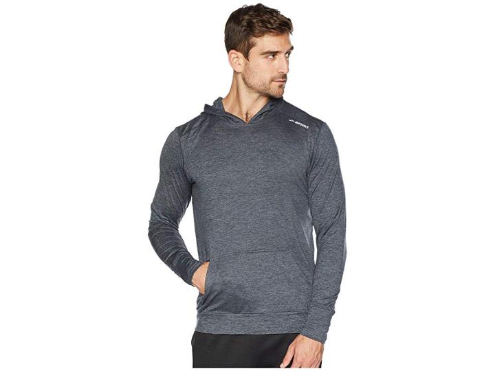 Brooks Dash Hoodie (heather Asphalt) Men's Sweatshirt