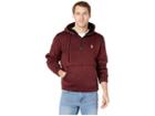 U.s. Polo Assn. 1/2 Zip Hoodie (university Red) Men's Sweatshirt