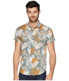 Scotch & Soda All Over Printed Cotton Voile Shirt (combo A) Men's Clothing