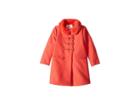 Janie And Jack Faux Fur Double Breasted Coat (toddler/little Kids/big Kids) (coral) Girl's Coat