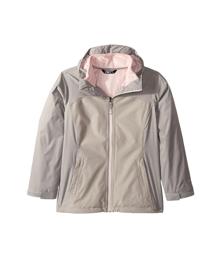 The North Face Kids Osolita Triclimate (little Kids/big Kids) (metallic Silver (prior Season)) Girl's Coat