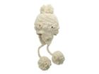 Betsey Johnson Pearly Girl Earflap (ivory) Cold Weather Hats