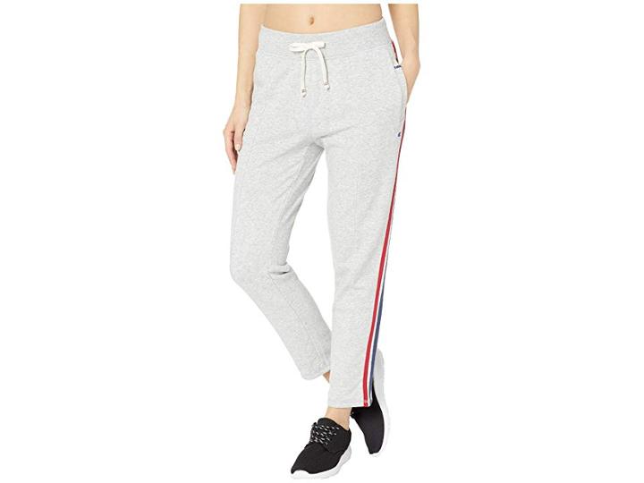 Champion Heritage Warm Up Ankle Pants (oxford Grey) Women's Casual Pants