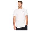 Nike Nsw Tee Alt Hem Futura T-shirt (white/black) Men's T Shirt