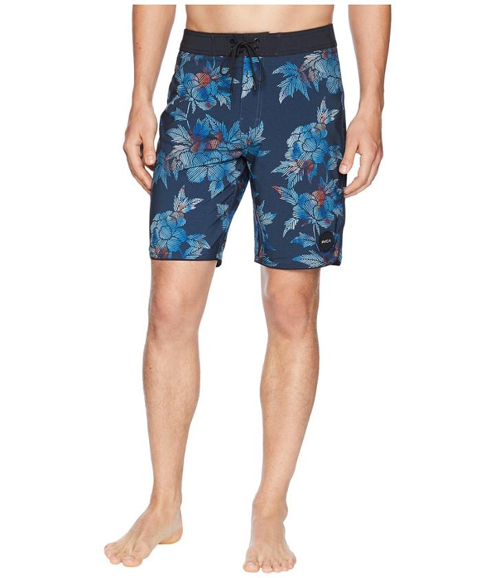 Rvca Bora Trunks (carbon) Men's Swimwear