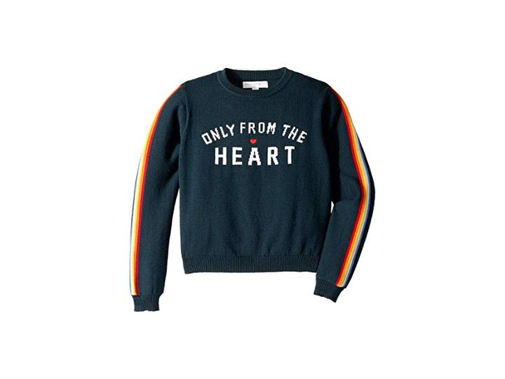 Spiritual Gangster Kids From Heart Classic Sweater (little Kids/big Kids) (spruce) Girl's Sweater