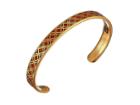 Alex And Ani Seaside Color Infusion Cuff Bracelet (summer Sunset/rafaelian Gold) Bracelet