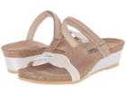 Naot Folklore (khaki Beige Leather/dusty Silver Leather) Women's Sandals