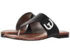 Sam Edelman Barry (black Vaquero Saddle Leather) Women's Sandals