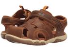 Timberland Kids Oak Bluffs Leather Fisherman (little Kid) (rust Nubuck) Boy's Shoes