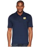 Champion College Notre Dame Fighting Irish Textured Solid Polo (navy) Men's Short Sleeve Pullover
