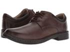 Clarks Gadson Plain (dark Brown Leather) Men's Shoes