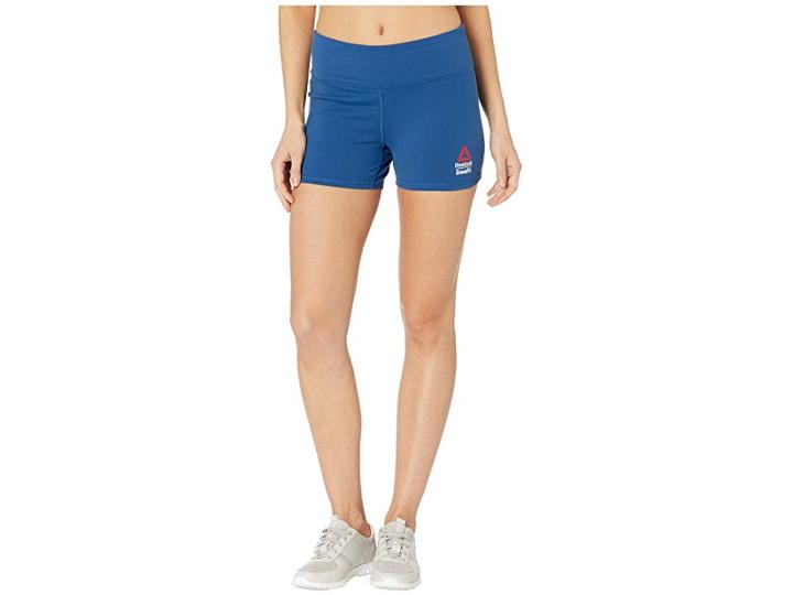 Reebok Crossfit Chase Bootie Shorts (bunker Blue) Women's Shorts