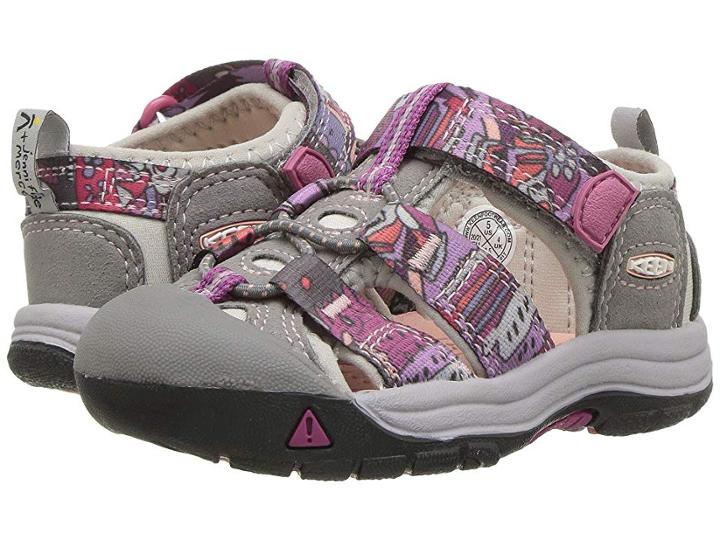 Keen Kids Newport H2 (toddler) (grape Kiss Print) Girls Shoes