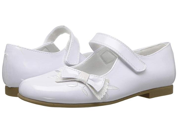 Rachel Kids Farah (little Kid) (white Patent) Girl's Shoes